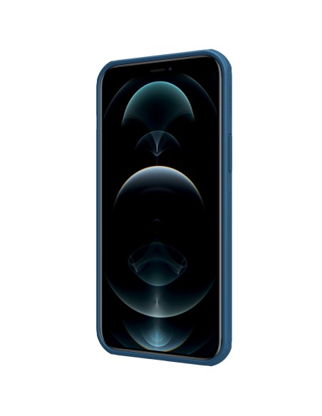 Nillkin Super Frosted Shield Pro patvarus dėklas, dangtelis skirtas iPhone 13 Pro Max, mėlynas