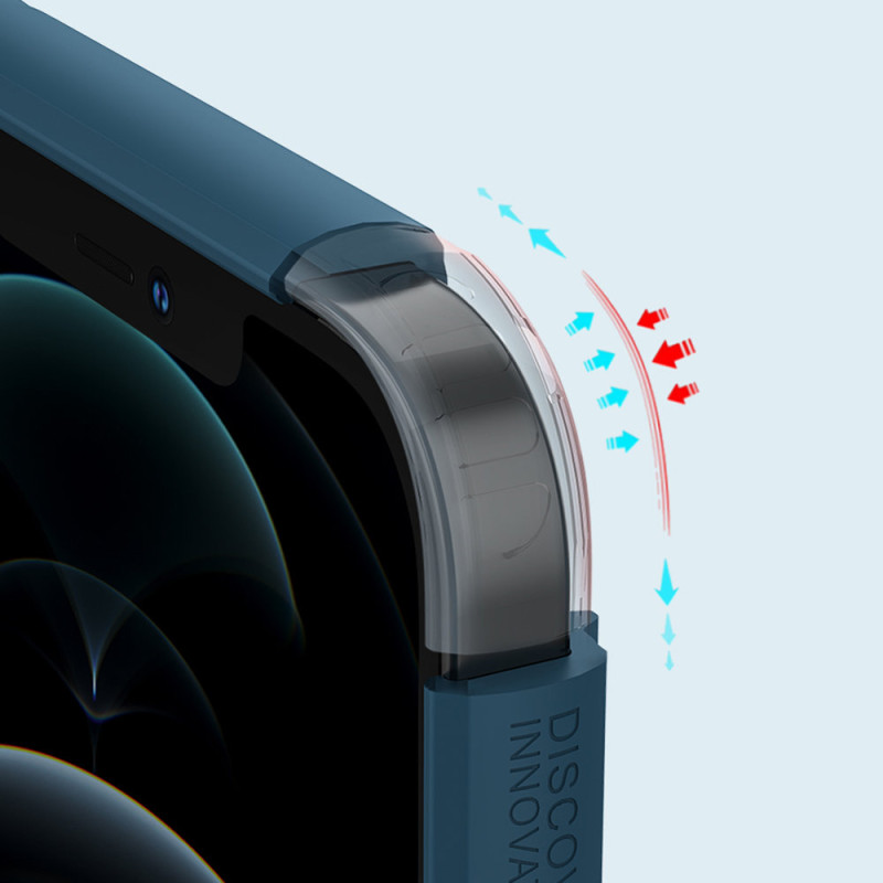 Nillkin Super Frosted Shield Pro patvarus dėklo dangtelis skirtas iPhone 13 Pro Max raudonas