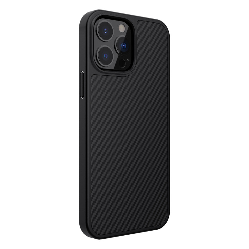 Nillkin Synthetic Fiber Carbon iPhone 13 Pro dėklas juodas