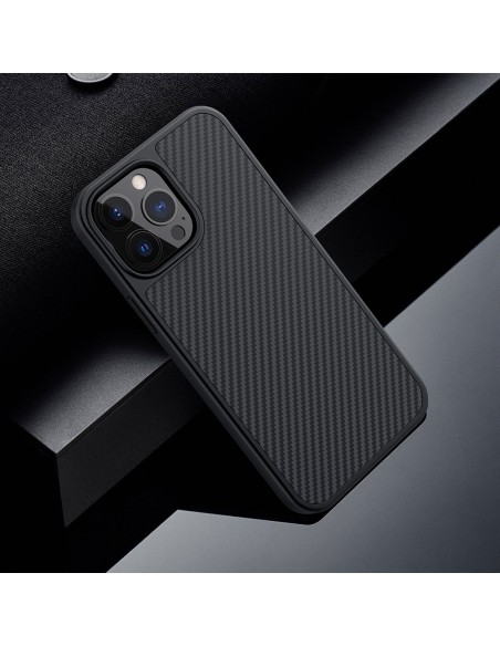 Nillkin Synthetic Fiber Carbon iPhone 13 Pro dėklas juodas Nillkin Synthetic Fiber Carbon iPhone 13 Pro dėklas juodas