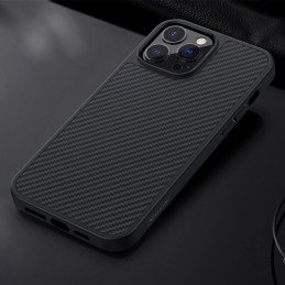Nillkin Synthetic Fiber Carbon iPhone 13 Pro dėklas juodas