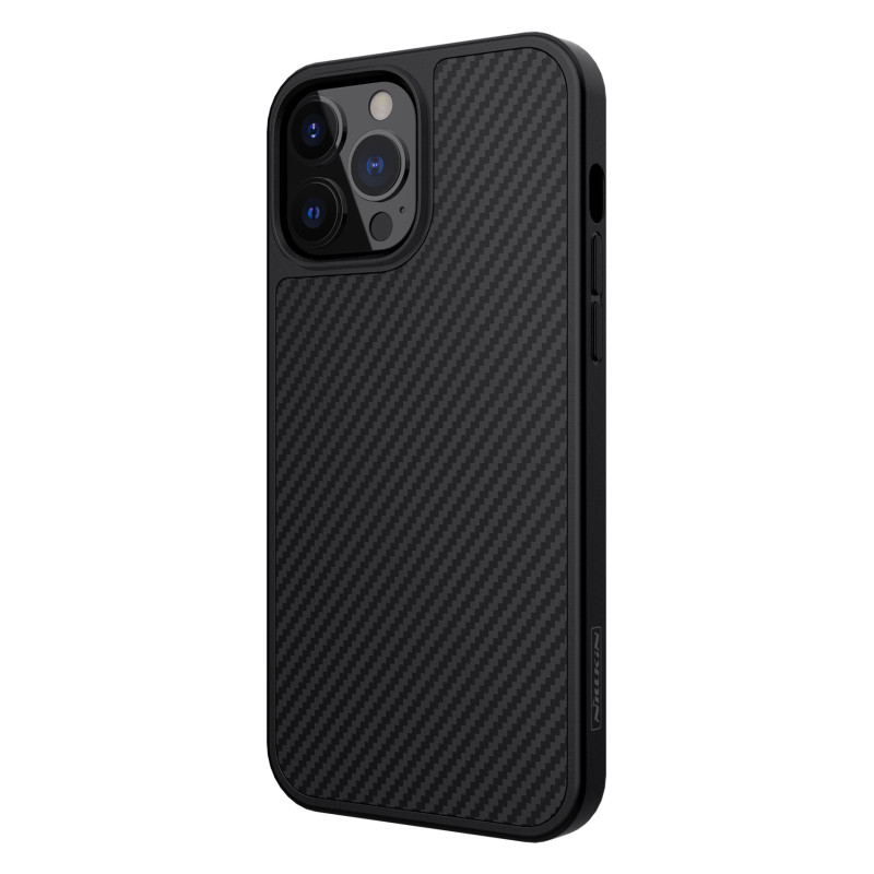 Nillkin Synthetic Fiber Carbon iPhone 13 Pro Max dėklas juodas