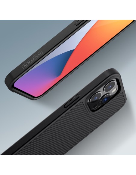Nillkin Synthetic Fiber Carbon iPhone 13 Pro Max dėklas juodas