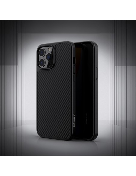 Nillkin Synthetic Fiber Carbon iPhone 13 Pro Max dėklas juodas