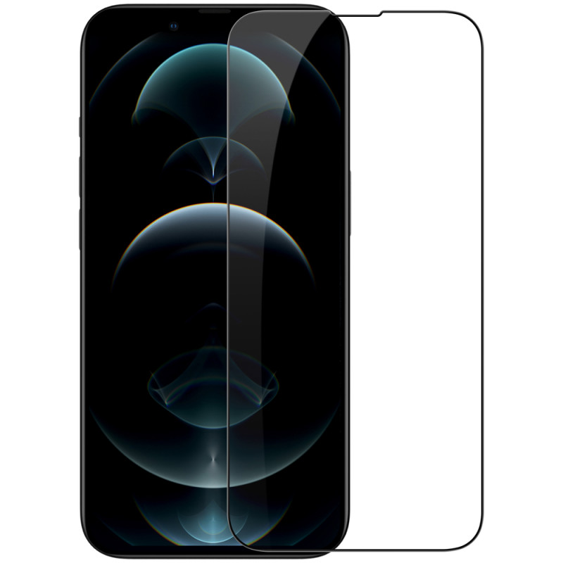Nillkin CP+PRO itin plonas viso ekrano grūdintas stiklas su 0,2 mm rėmeliu 9H iPhone 13 mini juodas