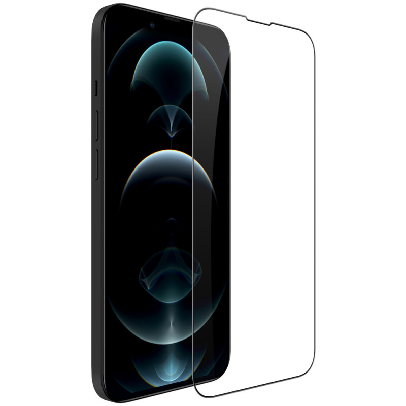 Nillkin CP+PRO itin plonas viso ekrano grūdintas stiklas su 0,2 mm rėmeliu 9H iPhone 13 mini juodas