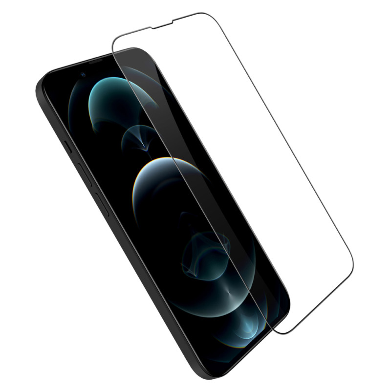 Nillkin CP+PRO itin plonas viso ekrano grūdintas stiklas su 0,2 mm rėmeliu 9H iPhone 13 mini juodas