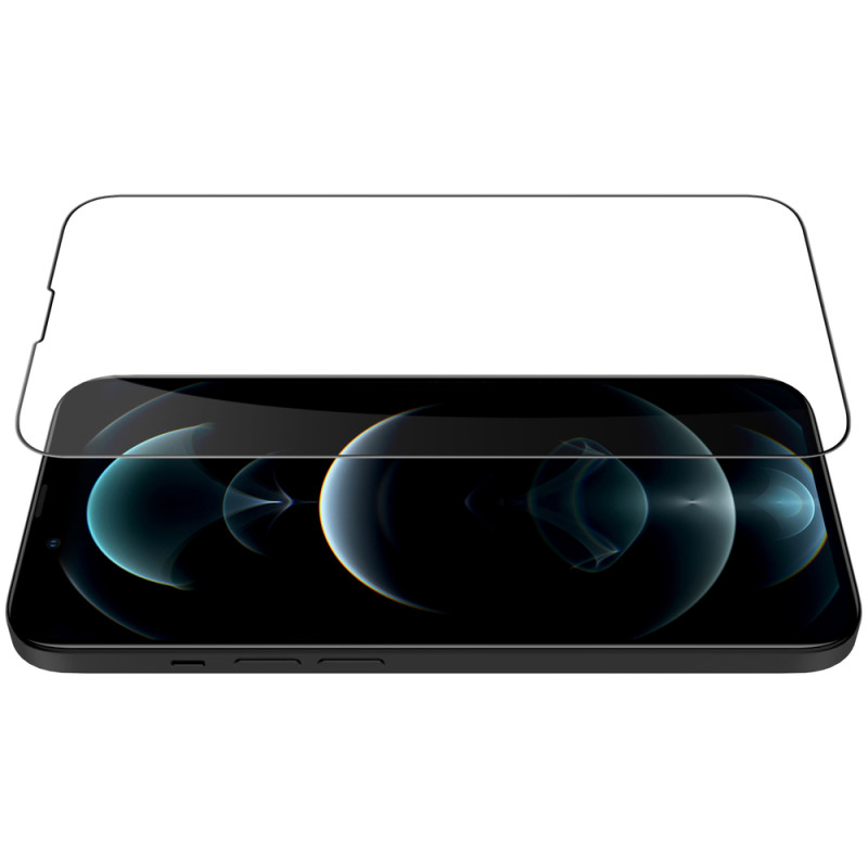 Nillkin CP+PRO itin plonas viso ekrano grūdintas stiklas su 0,2 mm rėmeliu 9H iPhone 13 mini juodas