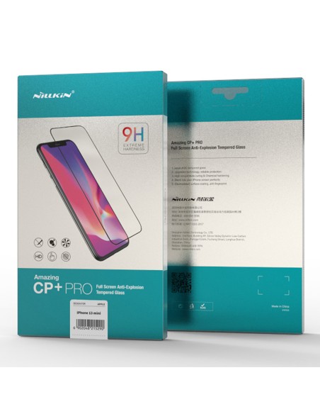 Nillkin CP+PRO itin plonas viso ekrano grūdintas stiklas su 0,2 mm rėmeliu 9H iPhone 13 mini juodas Nillkin CP+PRO itin plonas viso ekrano grūdintas stiklas su 0,2 mm rėmeliu 9H iPhone 13 mini juodas