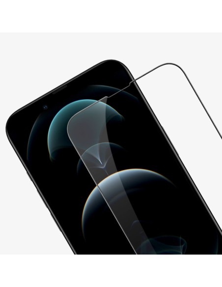 Nillkin CP+PRO itin plonas viso ekrano grūdintas stiklas su 0,2 mm rėmeliu 9H iPhone 13 mini juodas Nillkin CP+PRO itin plonas viso ekrano grūdintas stiklas su 0,2 mm rėmeliu 9H iPhone 13 mini juodas