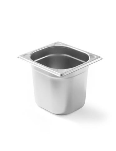 Kitchen Line GN 1/6 plieninis konteineris, aukštis 100 mm - Hendi 806630