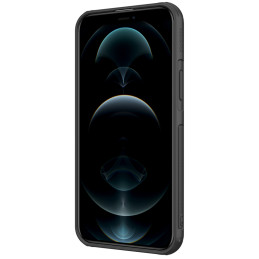Nillkin Cyclops Case tvirtas dėklas su fotoaparato dangteliu ir sulankstomu stovu iPhone 13 Pro Max juodas