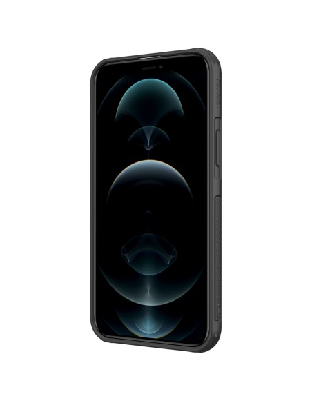 Nillkin Cyclops Case tvirtas dėklas su fotoaparato dangteliu ir sulankstomu stovu iPhone 13 Pro Max juodas