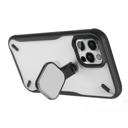 Nillkin Cyclops Case tvirtas dėklas su fotoaparato dangteliu ir sulankstomu stovu iPhone 13 Pro Max juodas