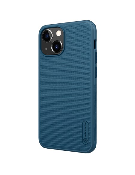 Nillkin Super Frosted Shield sustiprintas dėklas, dangtelis iPhone 13 mini mėlynas