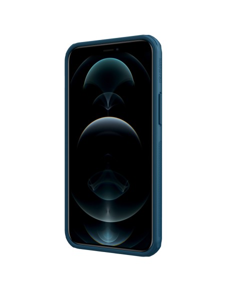 Nillkin Super Frosted Shield sustiprintas dėklas, dangtelis iPhone 13 mini mėlynas