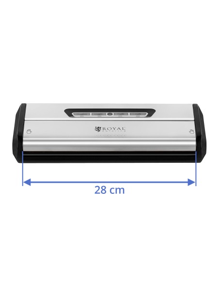 Pakavimo mašinos vakuuminis juostelių sandariklis maisto maišeliams 28cm 175W 230V Royal Catering Pakavimo mašinos vakuuminis juostelių sandariklis maisto maišeliams 28cm 175W 230V Royal Catering