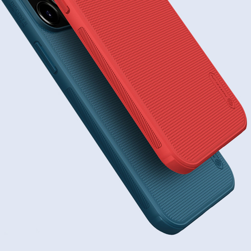 Nillkin Super Frosted Shield sustiprintas dėklo dangtelis iPhone 13 Pro Max juodas