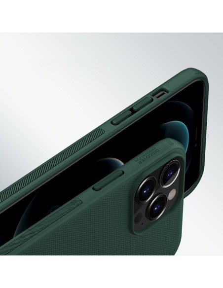 Nillkin Super Frosted Shield sustiprintas dėklas, dangtelis skirtas iPhone 13 Pro Max, mėlynas