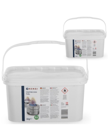 Etanolio pasta maitinimo šildytuvams - 2 x 4 kg rinkinys - Hendi 190029 Etanolio pasta maitinimo šildytuvams - 2 x 4 kg rinkinys - Hendi 190029