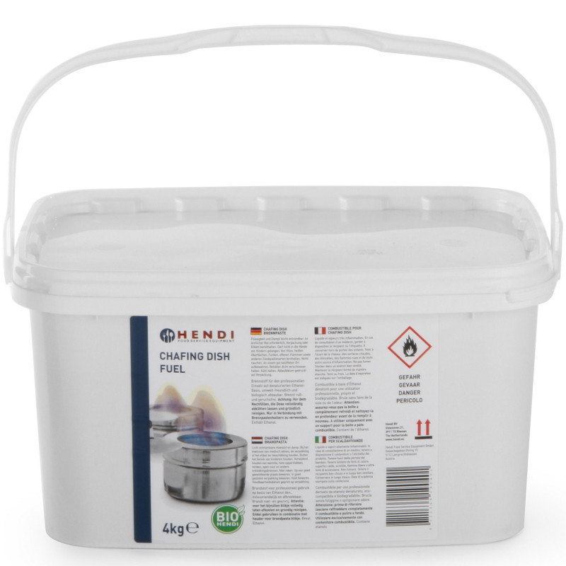 Etanolio pasta maitinimo šildytuvams - 2 x 4 kg rinkinys - Hendi 190029