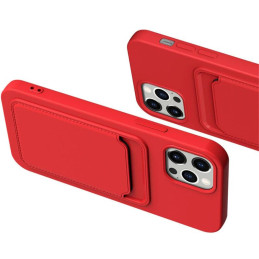 Kortelės dėklas, silikoninis piniginės dėklas su kortelės lizdo dokumentais, skirtas Xiaomi Redmi 10X 4G / Xiaomi Redmi ...