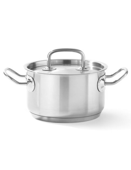 Kitchen Line vidutinis puodas su dangčiu 15 l sk. 320 x 190 h – Hendi 836507