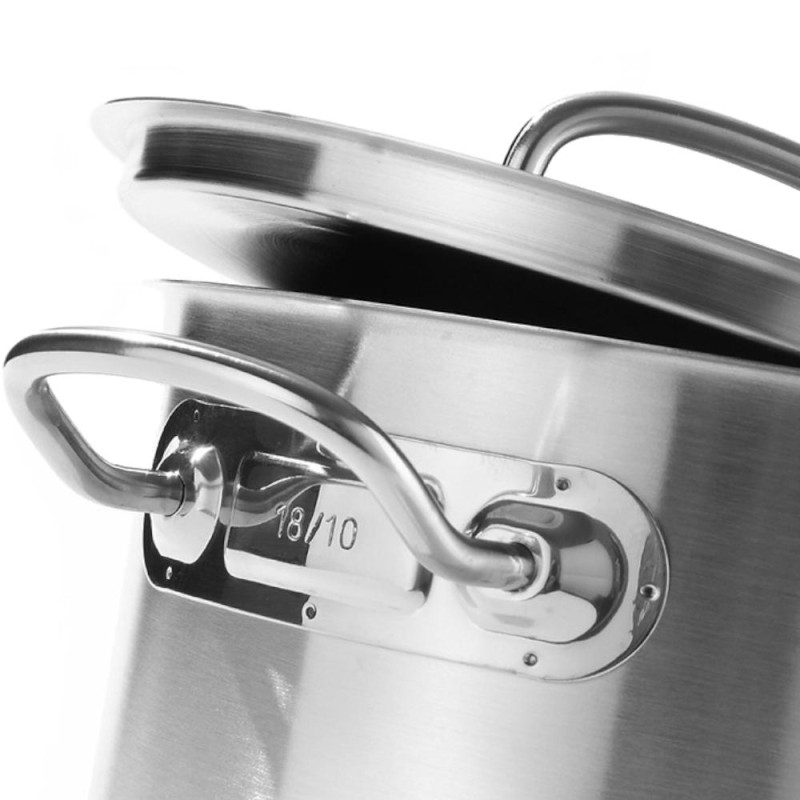 Kitchen Line vidutinis puodas su dangčiu 15 l sk. 320 x 190 h – Hendi 836507