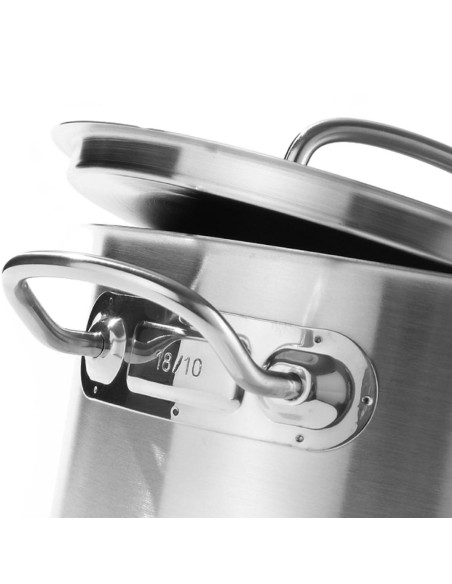 Kitchen Line vidutinis puodas su dangčiu 15 l sk. 320 x 190 h – Hendi 836507