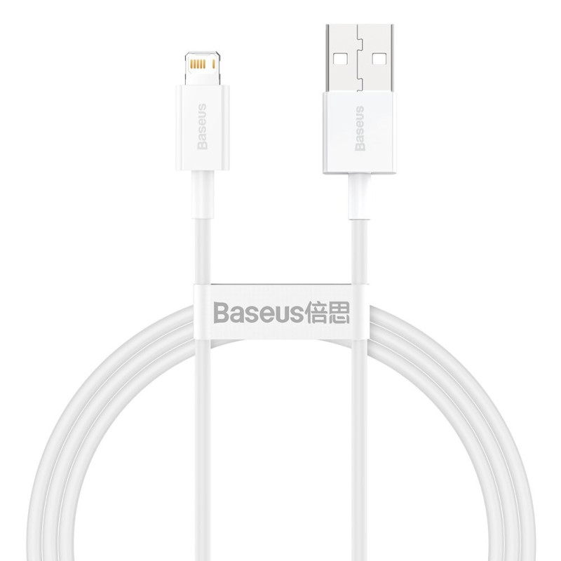 Superior kabelis USB laidas iPhone Lightning 2.4A 1m White