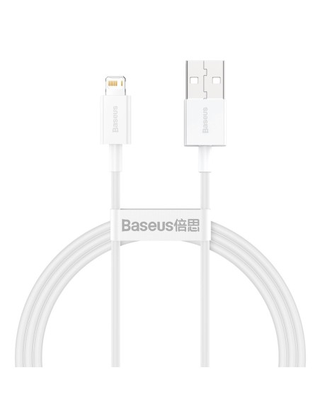 Superior kabelis USB laidas iPhone Lightning 2.4A 1m White