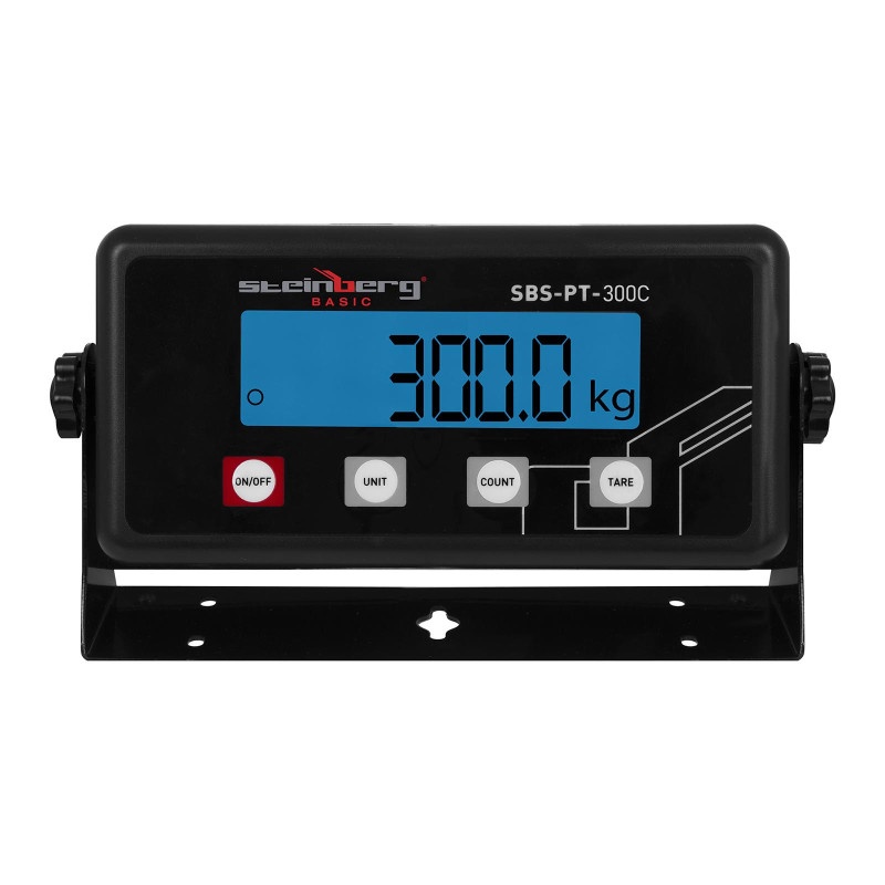 Pramoninės pašto siuntų svarstyklės 300kg / 50g LED Steinberg Systems SBS-PT-300C
