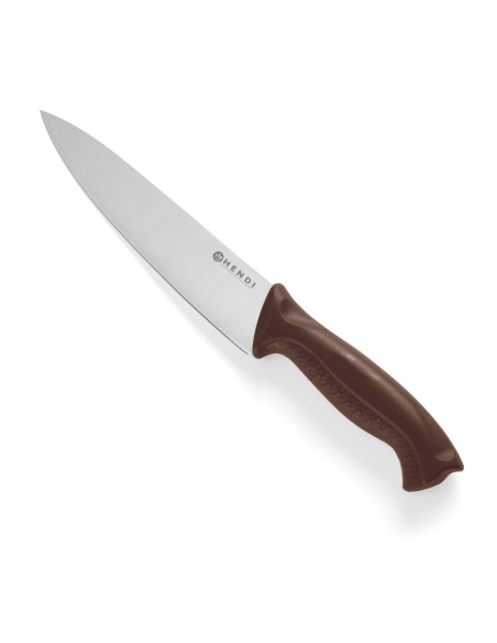 Virtuvinis peilis dešroms ir virtai mėsai HACCP 320mm - rudas - HENDI 842669 Virtuvinis peilis dešroms ir virtai mėsai HACCP 320mm - rudas - HENDI 842669