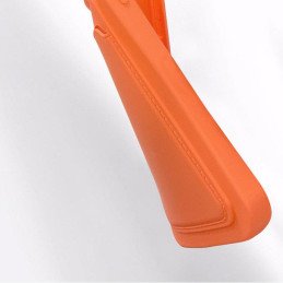 Card Case silikoninis piniginės dėklas su dokumentų kortelei skirta Samsung Galaxy A12 juoda