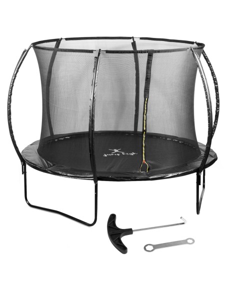 Sodo batutas vaikams suaugusiems su vidinio tinklo skersmuo. Nuo 305 cm iki 120 kg