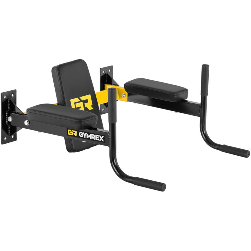 Prie sienos tvirtinamas turėklas pilvo pratimams, rankoms, krūtinei iki 120 kg