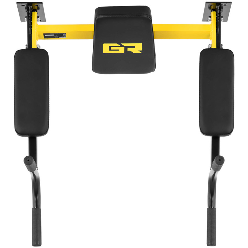 Prie sienos tvirtinamas turėklas pilvo pratimams, rankoms, krūtinei iki 120 kg