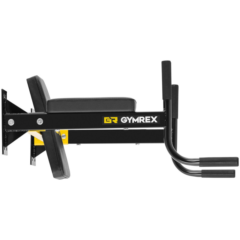 Prie sienos tvirtinamas turėklas pilvo pratimams, rankoms, krūtinei iki 120 kg