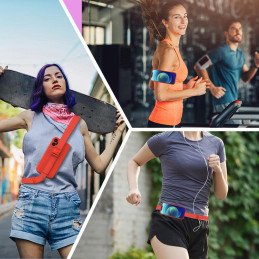 Virvės dėklas gelio dėklas su dirželiu grandinės rankinė dirželis iPhone 8 Plus / iPhone 7 Plus rožinė