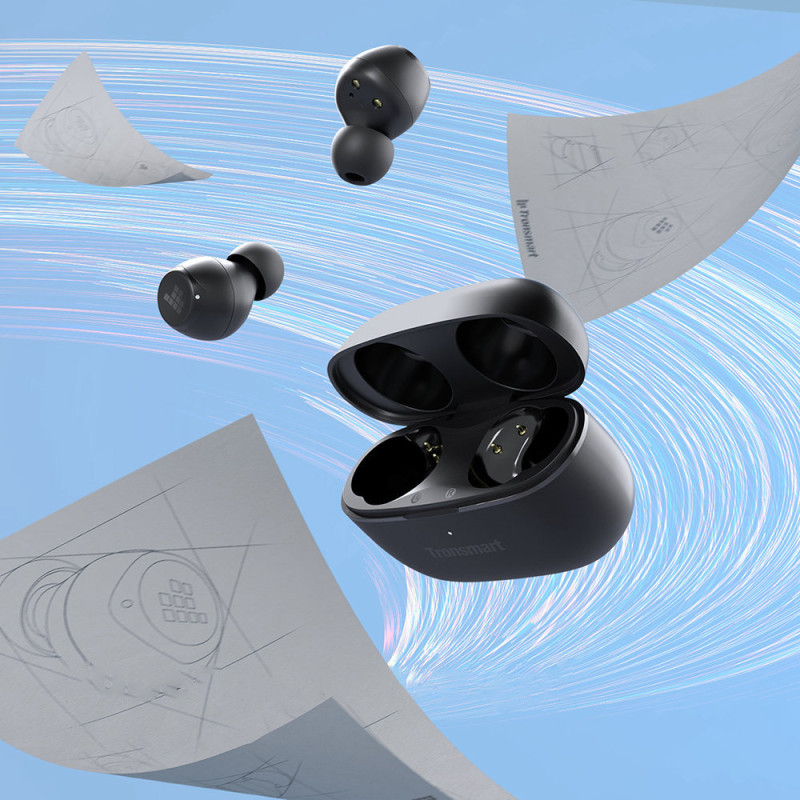 Onyx Pure Hybrid Dual Driver belaidės Bluetooth ausinės juodos