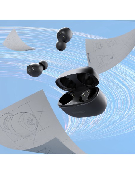 Onyx Pure Hybrid Dual Driver belaidės Bluetooth ausinės juodos