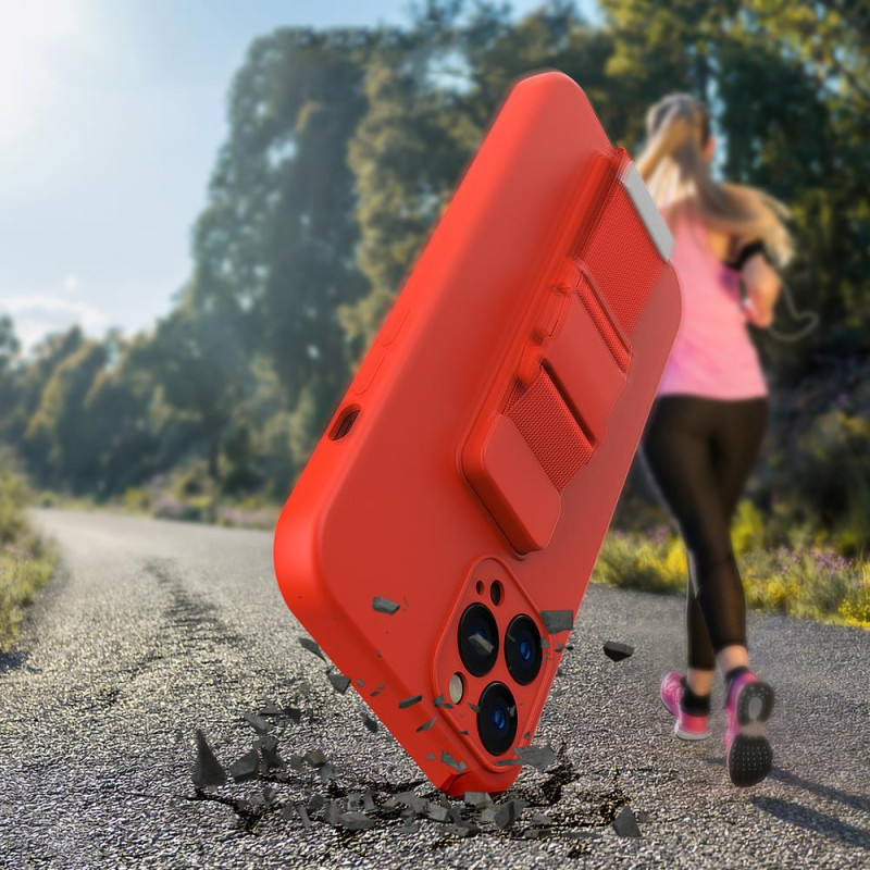 Virvės dėklas gelio dėklas su dirželiu grandinės rankinės dirželis iPhone XR mėlynas