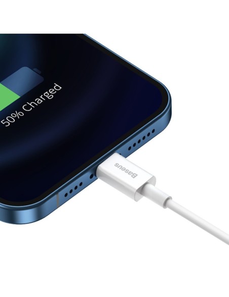 Superior kabelis USB laidas iPhone Lightning 2.4A 1m White