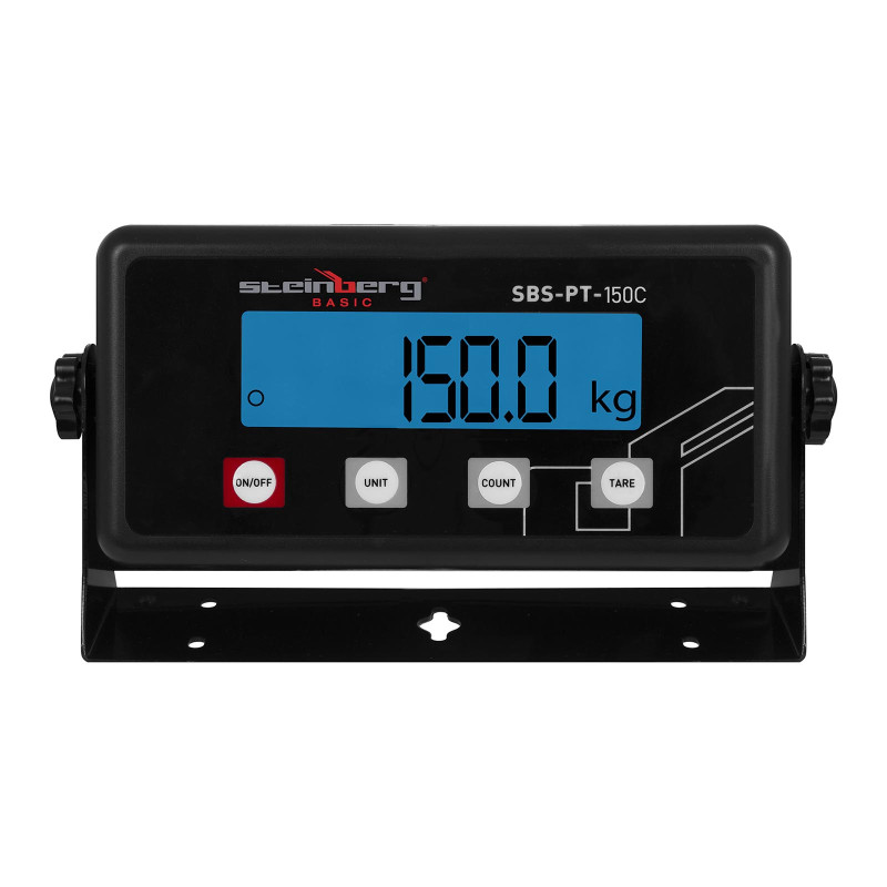 Pramoninės pašto siuntinių svarstyklės 150kg / 20g LED Steinberg Systems SBS-PT-150C