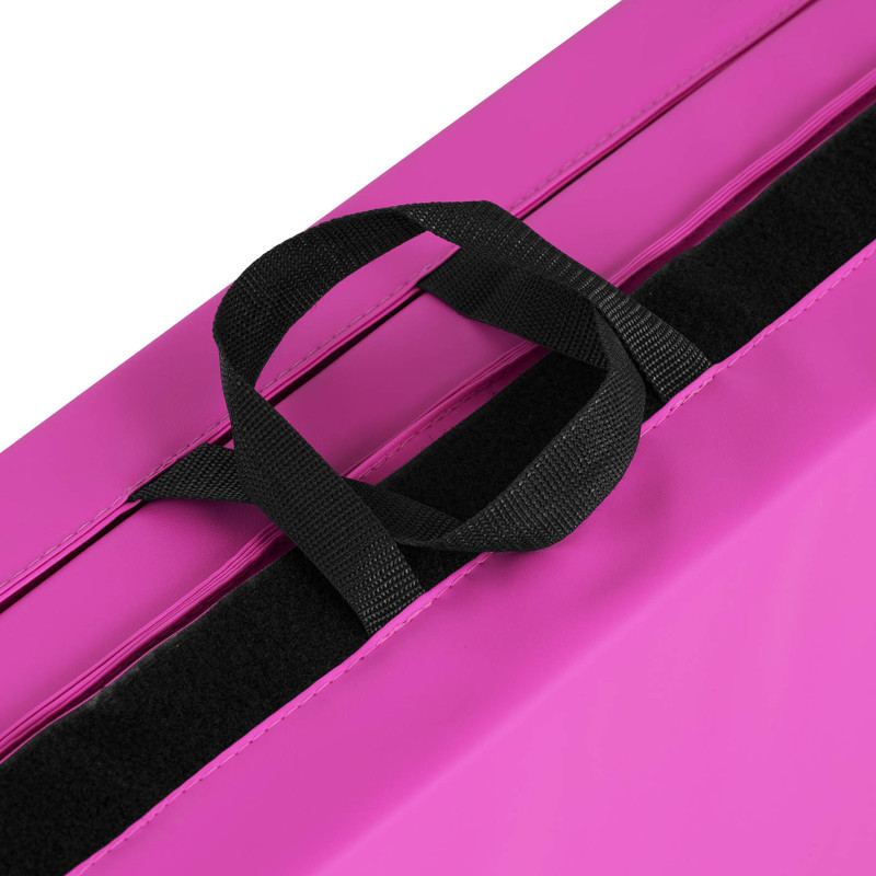 Čiužinys gimnastikos reabilitacinis sulankstomas 200 x 100 x 5 cm rožinis