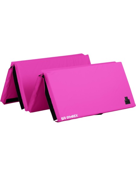 Čiužinys gimnastikos reabilitacinis sulankstomas 200 x 100 x 5 cm rožinis