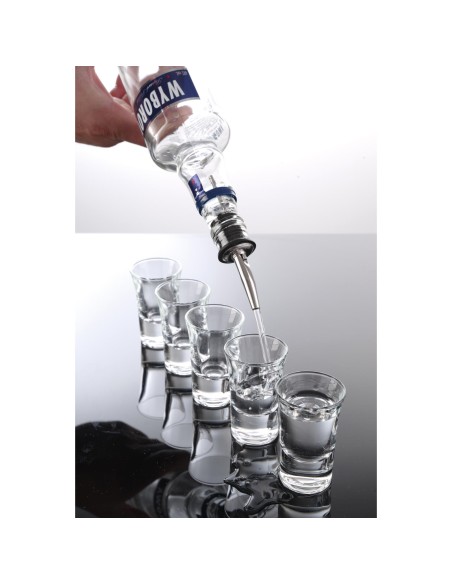 Alkoholio dozatoriaus piltuvas - laisvas srautas RINKINYS 6 vnt.