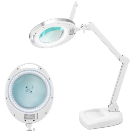 Kosmetikos lempa su padidinamuoju stiklu stalui 5 dpi 60x LED diam. 127 mm Kosmetikos lempa su padidinamuoju stiklu stalui 5 dpi 60x LED diam. 127 mm