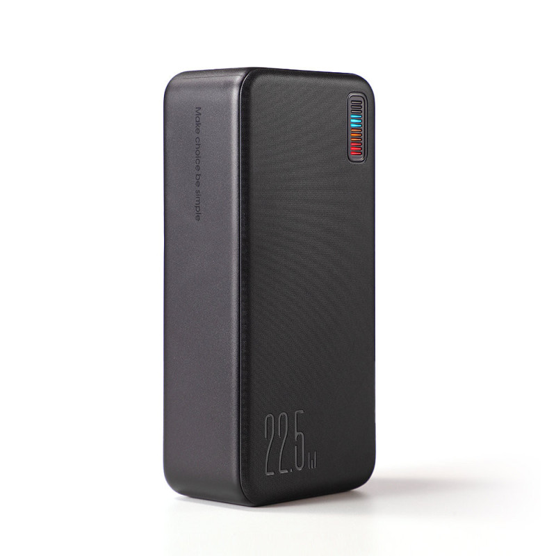 Powerbank 30000mAh Dazzling Series 22,5W juoda