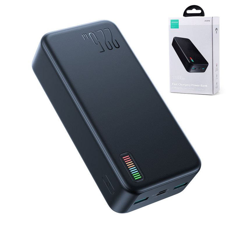 Powerbank 30000mAh Dazzling Series 22,5W juoda